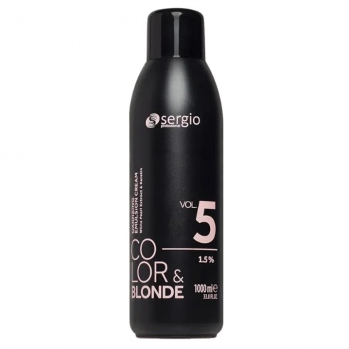 Крем-окислитель COLOR&BLONDE Sergio Professional 1,5% (5 vol) 1000мл